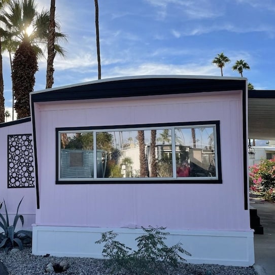 Pink Mobile Home