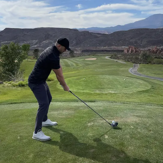 Roger Golfing