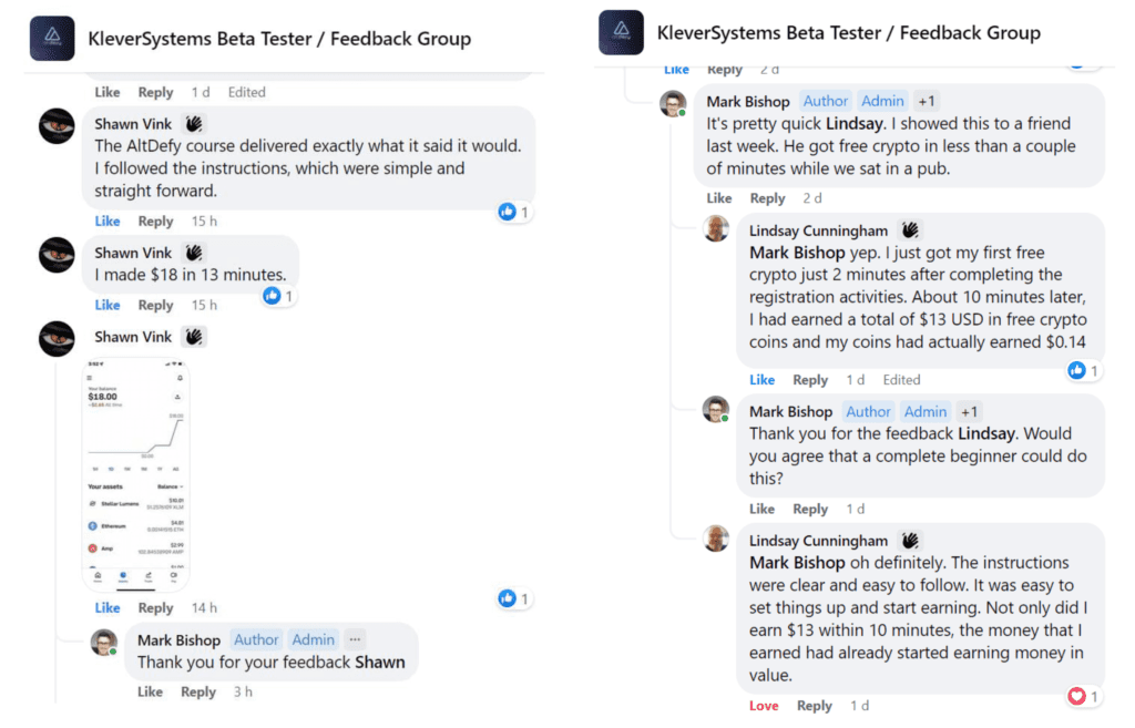 AltDefy Review – Free Crypto Clicking 4 Lines Of Text