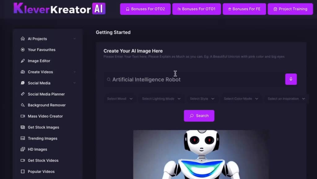 Klever Kreator AI Review – Text to Image AI Tool