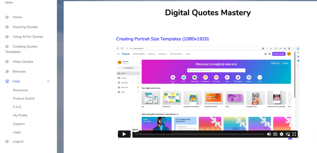 Digital Quotes Mastery Review