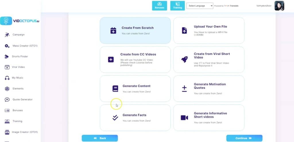 VidOctopus AI Review – Create 15 Seconds Videos In Minutes