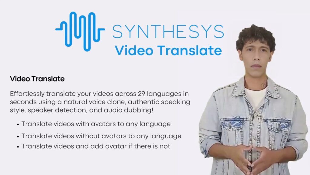Synthesys Video Translate Review – In-Sync Dubbing & Voice Cloning