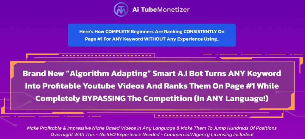 AI TubeMonetizer Review & Bonuses