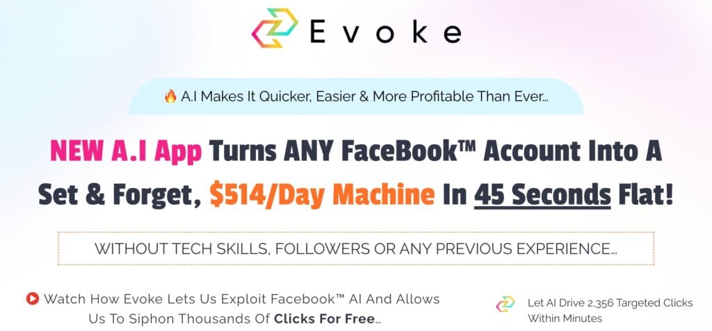 Evoke Review & Bonus Page