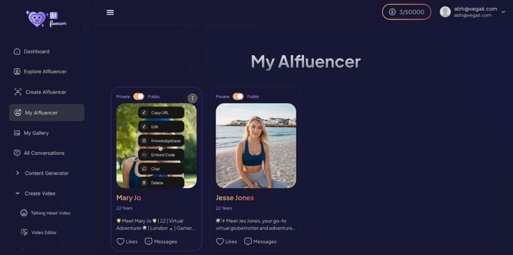 AIfluencers Review: The Ultimate AI Tool for Building AI Influencers