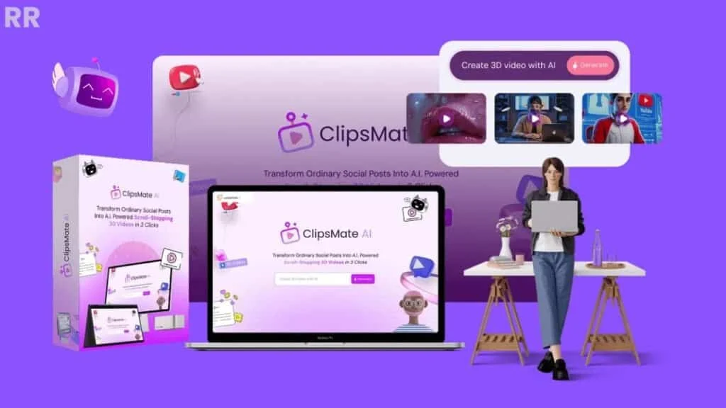 ClipsMate AI Review – Stop the Scroll & Start Getting Clicks With 3D Videos That Sell ClipsMate AI Review – Stop the Scroll & Start Getting Clicks With 3D Videos That Sell